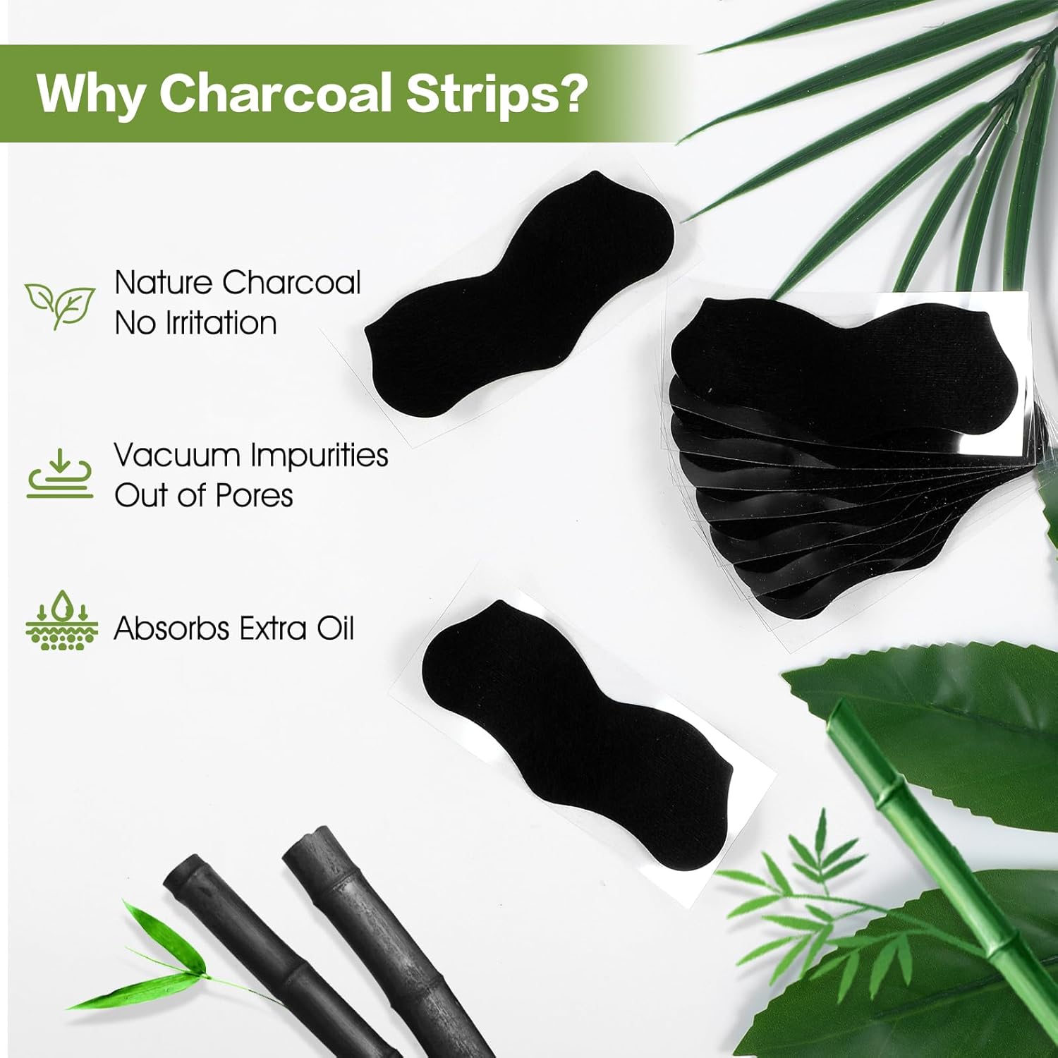 15 ชิ้น แผ่นทำความสะอาดรูขุมขน - Charcoal Pore Strip บทวิจารณ์และราคา