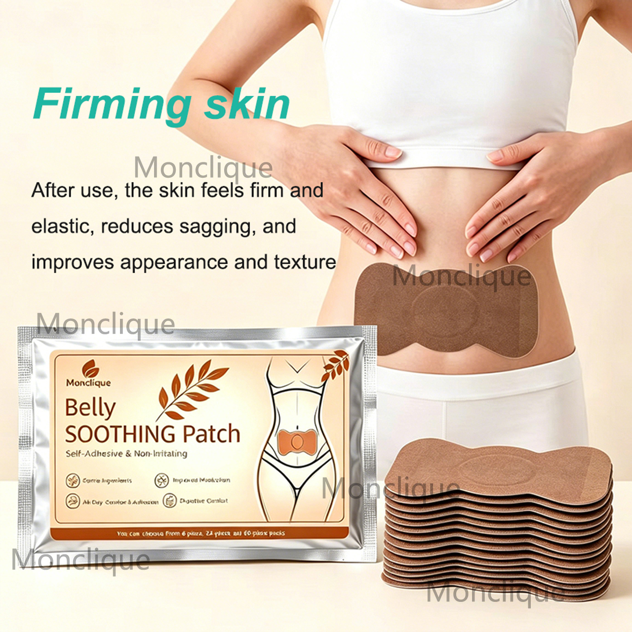 แผ่นแปะลดหน้าท้องจากธรรมชาติ ป - Skincare Natur E บทวิจารณ์และราคา