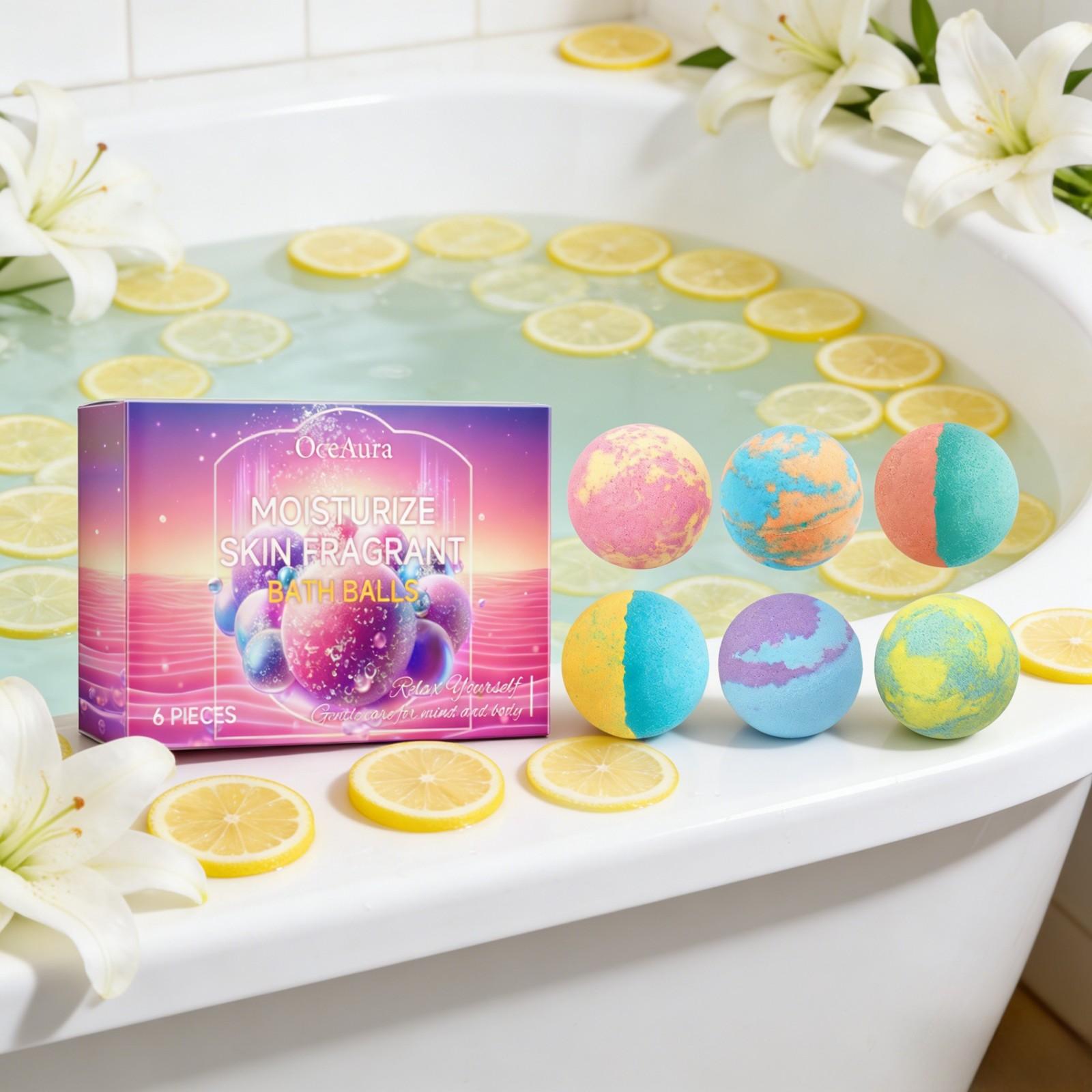 โอเซอ Aura บาธ บับเบิ้ล บอลส์  - Skincare Natur E บทวิจารณ์และราคา