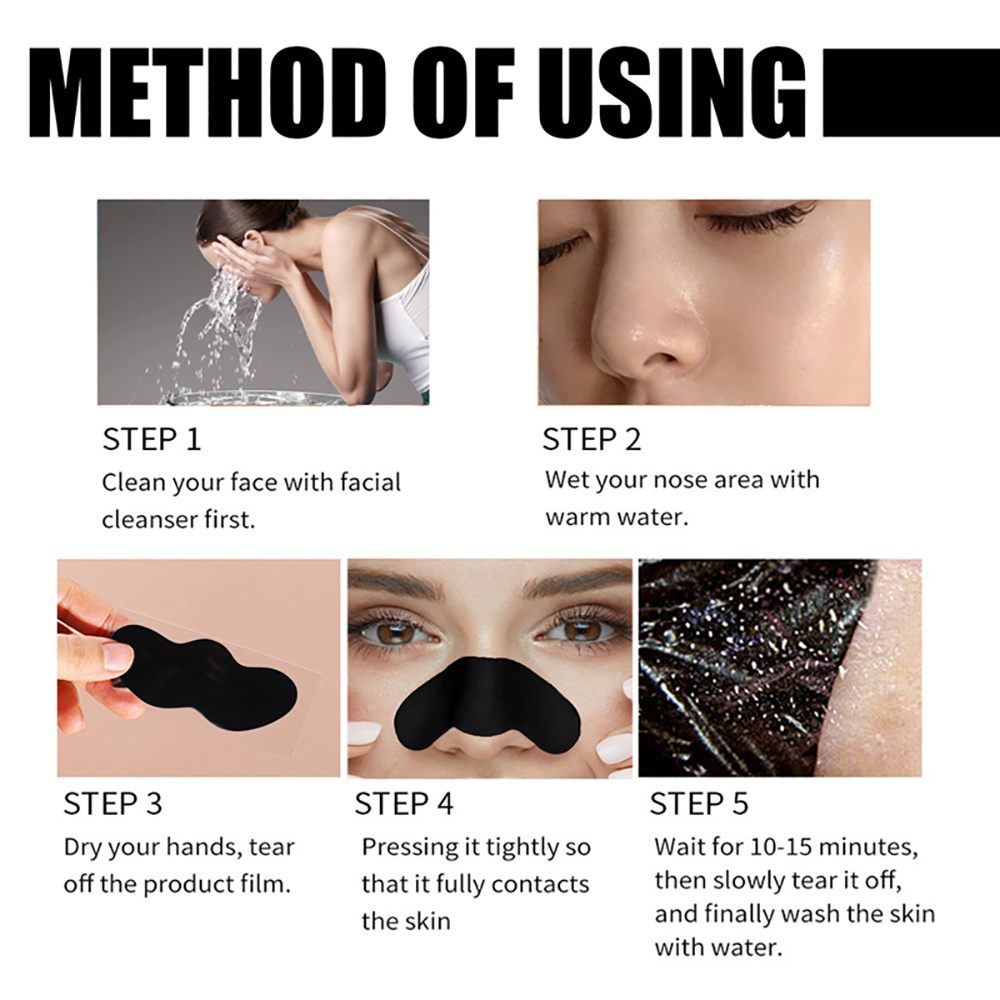 แผ่นลอกสิวเสี้ยนทำความสะอาดรูข - Charcoal Pore Strip บทวิจารณ์และราคา