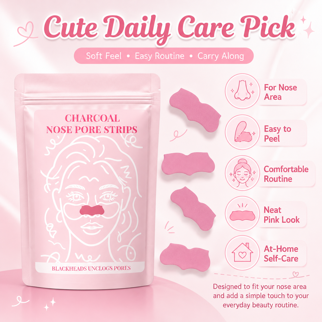 แผ่นลอกสิวเสี้ยนทำความสะอาดล้ำ - Charcoal Pore Strip บทวิจารณ์และราคา