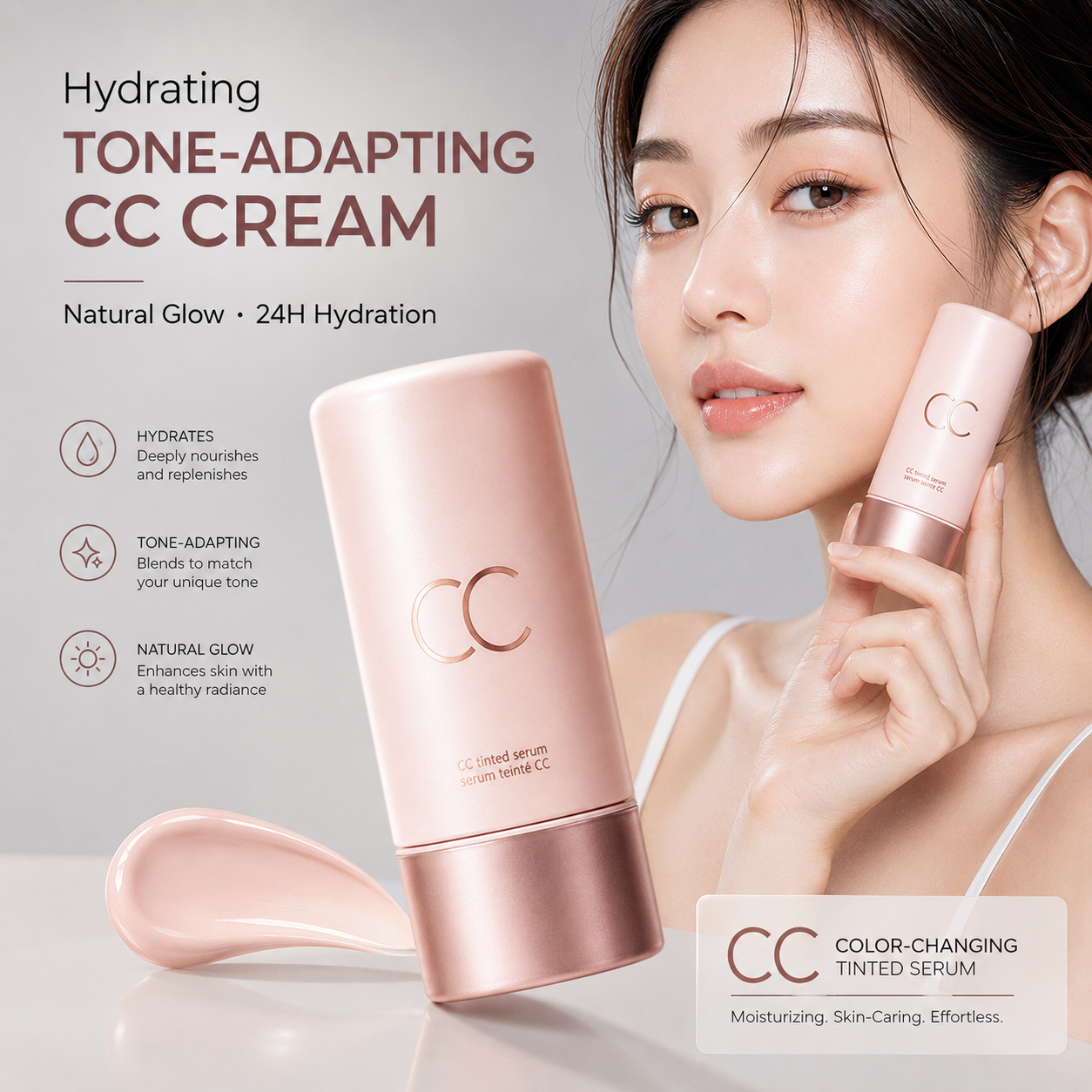 เซรั่มเปลี่ยนสี CC ครีมกันแดด  - Skincare Natur E บทวิจารณ์และราคา
