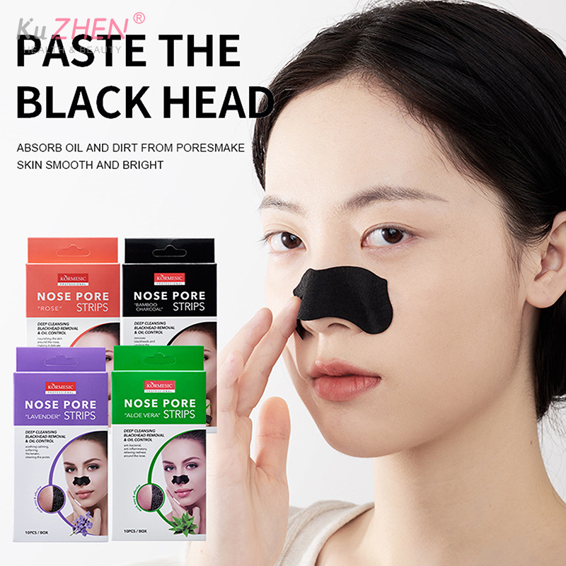 แผ่นมาส์กกำจัดสิวเสี้ยนจากถ่าน - Charcoal Pore Strip บทวิจารณ์และราคา