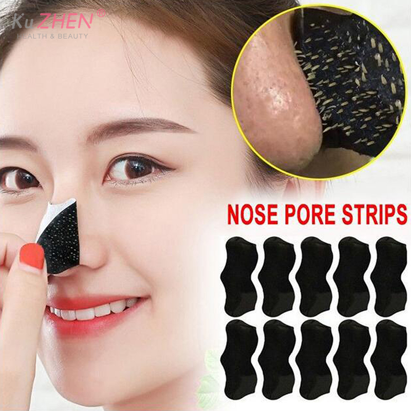 แผ่นมาส์กกำจัดสิวเสี้ยนจากถ่าน - Charcoal Pore Strip บทวิจารณ์และราคา