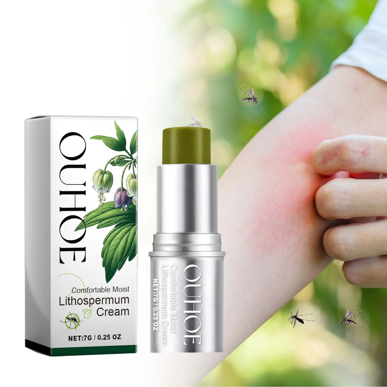 ครีมกันยุงสมุนไพร OUHOE สีม่วง - Skincare Natur E บทวิจารณ์และราคา