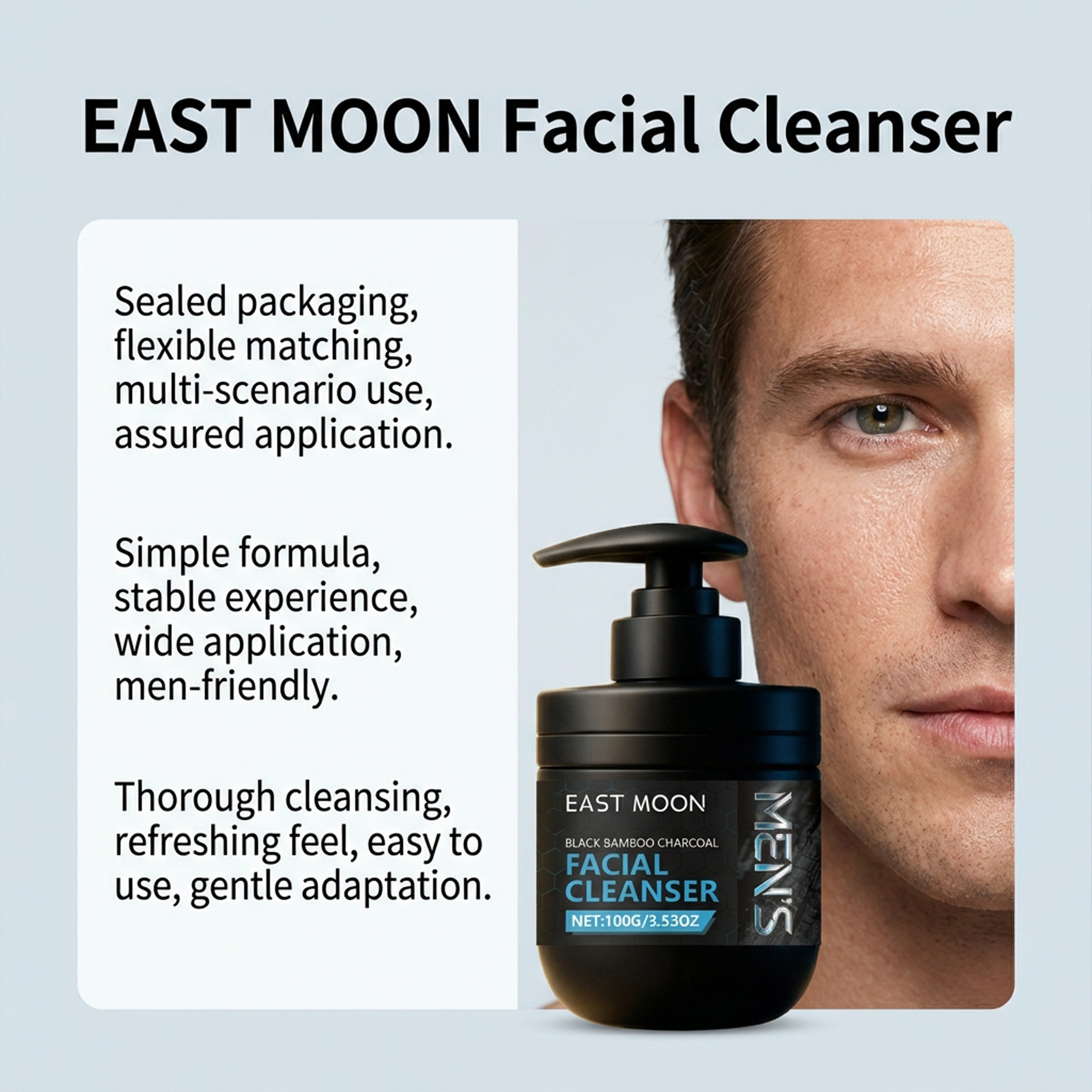 โฟมล้างหน้าถ่านไม้ไผ่สำหรับผู้ - Skincare Natur E บทวิจารณ์และราคา