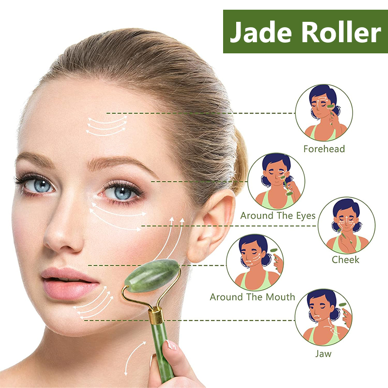 ลูกกลิ้งหยกธรรมชาติหน้ากัวซา น - Skincare Natur E บทวิจารณ์และราคา