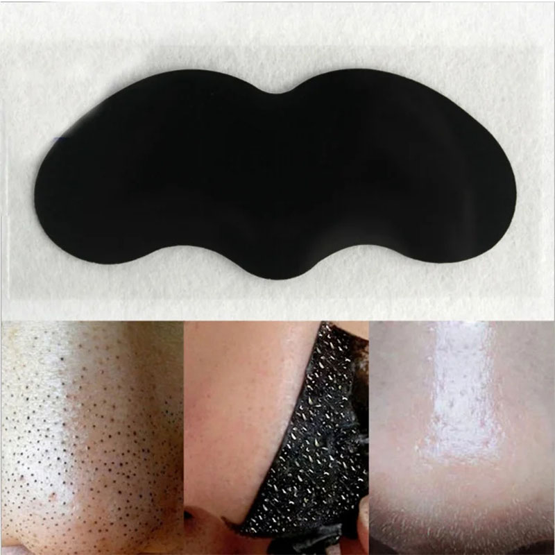 แผ่นติดจมูกสำหรับกำจัดสิวหัวดำ - Charcoal Pore Strip บทวิจารณ์และราคา