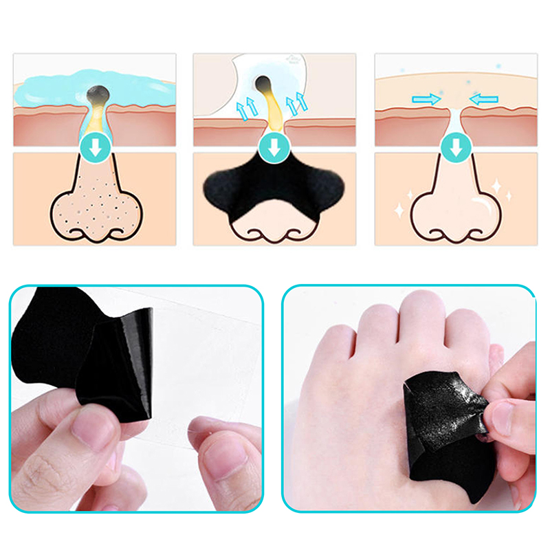แผ่นลอกสิวเสี้ยนจากถ่านไม้ไผ่  - Charcoal Pore Strip บทวิจารณ์และราคา