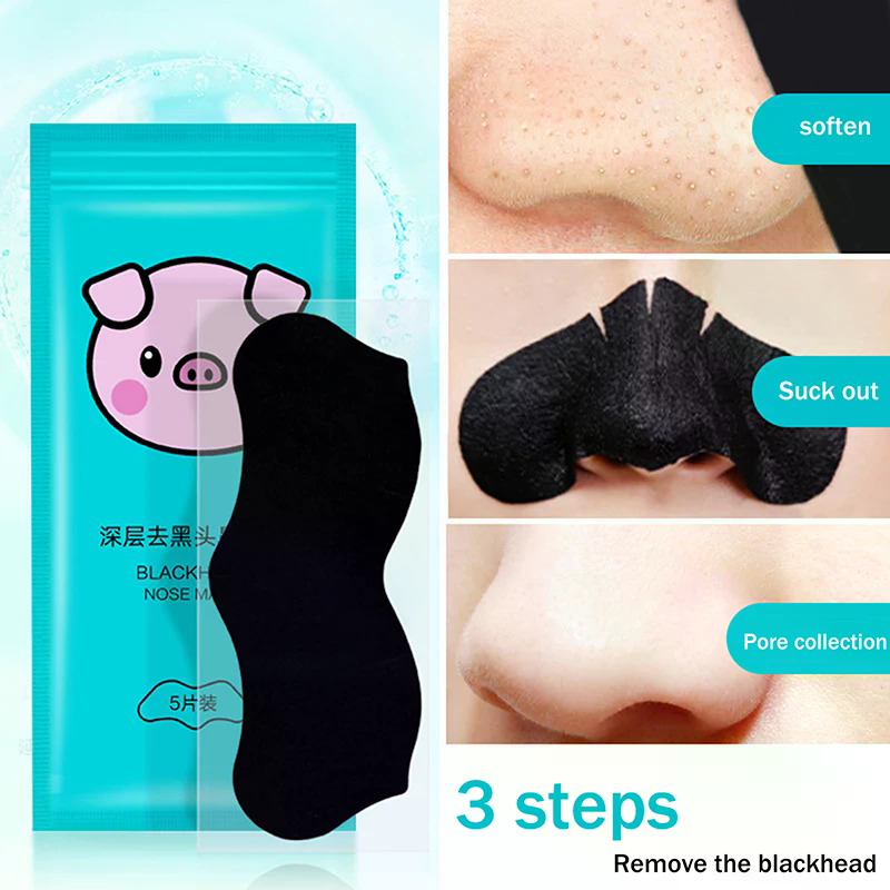แผ่นลอกสิวเสี้ยนจากถ่านไม้ไผ่  - Charcoal Pore Strip บทวิจารณ์และราคา
